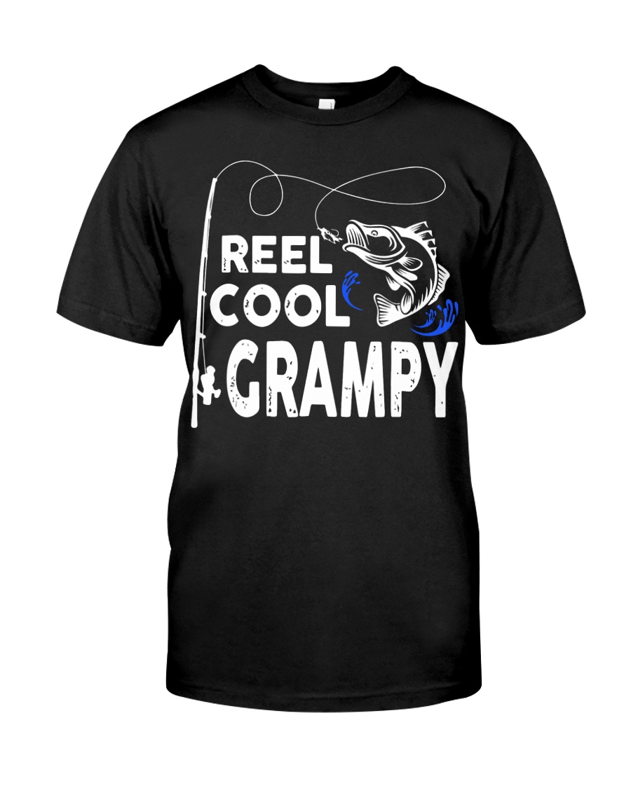Reel Cool Grampy Shirt Fishing Gift Classic T-Shirt