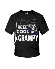 Reel Cool Grampy Shirt Fishing Gift Youth T-Shirt thumbnail