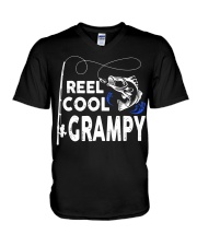 Reel Cool Grampy Shirt Fishing Gift V-Neck T-Shirt thumbnail