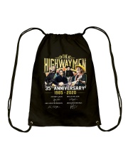 35th Anniversary Of The Highwaymen Band T-shirt Drawstring Bag thumbnail