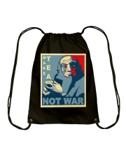 Anime Avatar Iroh - Make Tea Not War T-Shirt Drawstring Bag thumbnail