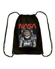 NASA Astronaut Moon Reflection T-Shirt Drawstring Bag thumbnail