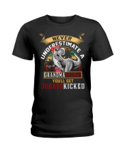Never Underestimate Grandmasaurus Classic T-Shirt Ladies T-Shirt thumbnail