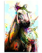 Horse Water Color Art P3 24x36 Poster front