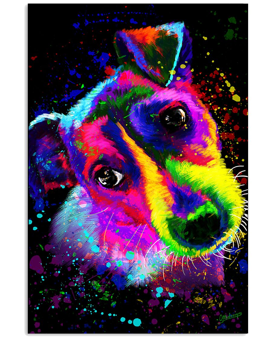 Jack Russell Water Color Art Splash ZX78 11x17 Poster