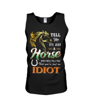 Horse Tell Me Its Just A Horse Unisex Tank thumbnail