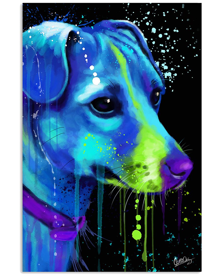Jack Russell Water Color Art Flow AS12 24x36 Poster