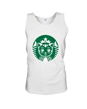 I Need My Coffee - Cat Starbucks Unisex Tank thumbnail