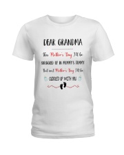 Dear Grandma This Mother's Day Mummy Ladies T-Shirt tile
