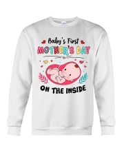 Baby's First Mother's day in the inside Crewneck Sweatshirt tile