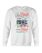 I Will Flash Here or There Crewneck Sweatshirt tile