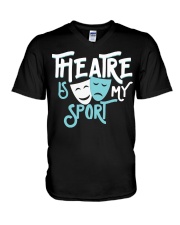 Theatre Is My Sport V-Neck T-Shirt tile