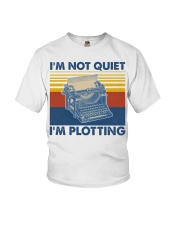 I'm Not Quiet I'm Plotting Youth T-Shirt tile