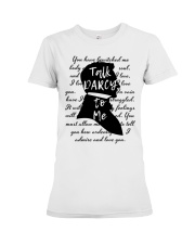 Talk Darcy to me Premium Fit Ladies Tee tile