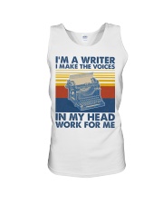 I Make The Voices In My Head Work Unisex Tank tile