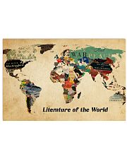 Literature of the world 36x24 Poster front