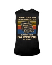 Writing my novel Sleeveless Tee tile