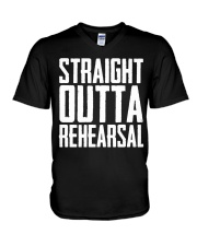 Straight Outta Theatre V-Neck T-Shirt tile