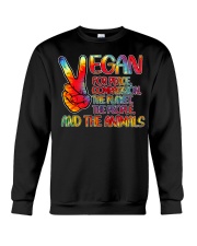 Vegan for peace Crewneck Sweatshirt tile