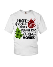 Hot Cocoa Cozy Blanket Youth T-Shirt tile