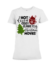 Hot Cocoa Cozy Blanket Premium Fit Ladies Tee tile