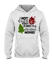 Hot Cocoa Cozy Blanket Hooded Sweatshirt tile