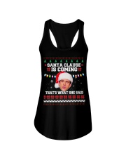 Santa Clause is comming Ladies Flowy Tank tile