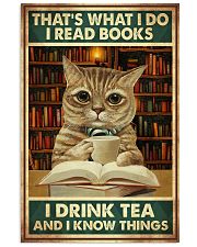 I read books and know things 11x17 Poster front