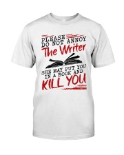 Please DO Not Annoy The Writer Premium Fit Mens Tee tile