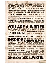 Writing is a calling Vertical Poster tile