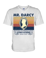 Setting up Unrealistic Expectations V-Neck T-Shirt tile