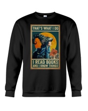I read books and know things Crewneck Sweatshirt thumbnail