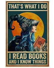 I read books and know things 11x17 Poster front