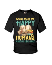 Books make Me Happy Youth T-Shirt tile
