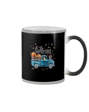 Corgi Hello Fall Vintage Pickup Pumpkin Patch Leav Color Changing Mug thumbnail