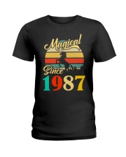 Magical Since 1987 Ladies T-Shirt tile
