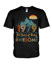 1979 Awesome V-Neck T-Shirt tile