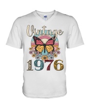 Vintage 1976 V-Neck T-Shirt tile