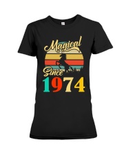 Magical Since 1974 Premium Fit Ladies Tee tile