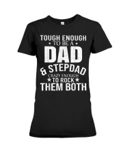 StepDad And Dad Fathers Day Funny DAD Gift TShirt Premium Fit Ladies Tee thumbnail
