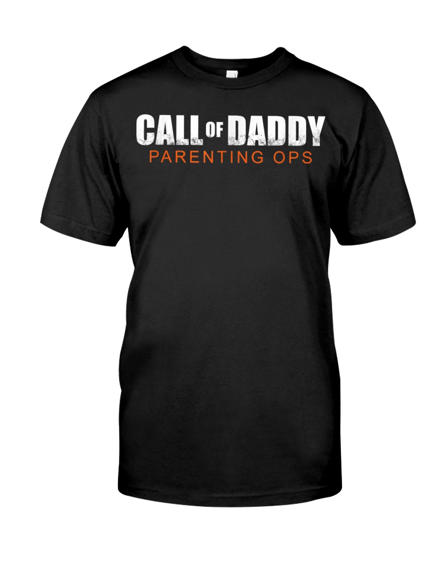 Gamer Dad Call of Daddy Shirt Parenting Ops Classic T-Shirt