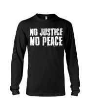 No Justice No Peace Black Lives Matter TShirt Long Sleeve Tee thumbnail