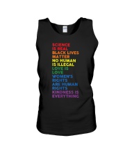 Distressed Science Is Real BLM LGBT Pride Unisex Tank thumbnail