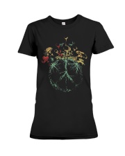 MUSHROOM-HIPPIE Premium Fit Ladies Tee thumbnail
