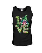 LOVE Gnomes Irish Shamrock Unisex Tank tile