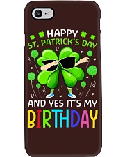 Birthday Born on St Patricks Day Phone Case tile