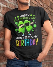Birthday Born on St Patricks Day Classic T-Shirt apparel-classic-tshirt-lifestyle-26