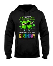 Birthday Born on St Patricks Day Hooded Sweatshirt tile