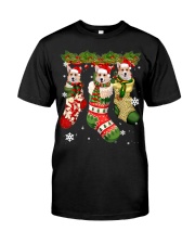 Corgi Xmas 12 Classic T-Shirt front
