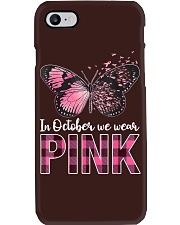 Breast Cancer Awareness Butterfly Phone Case tile